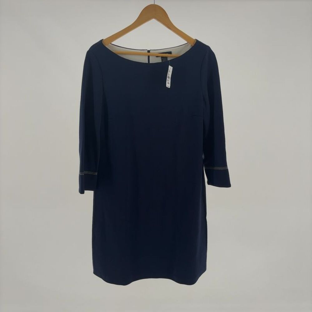 St. John Side Panel Shift Dress